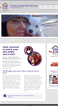 Mobile Screenshot of homealonepetservice.com